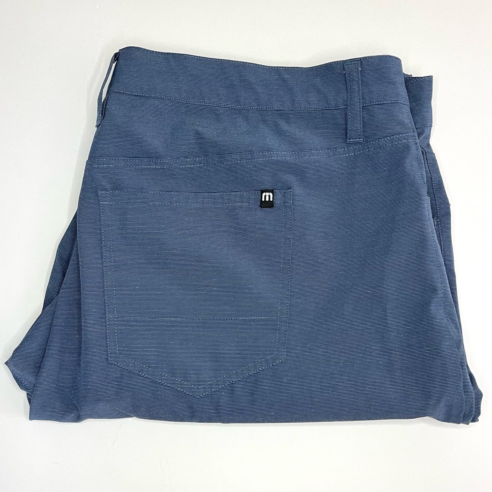 Travis Mathew Open To Close Classic 5 Pocket Size 42 Tech Golf Pants Blue Men’s